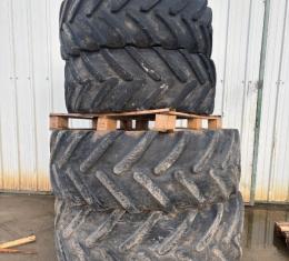 Jeu de pneus Michelin Omnibib d'occasions - (480/70 R28 et 580/70 R38)