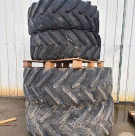 Jeu de pneus Michelin Omnibib d'occasions - (480/70 R28 et 580/70 R38)